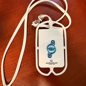 White Phone Lanyard Holder